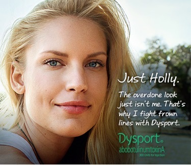 Choose the natural-looking way to fight frown lines with Dysport<